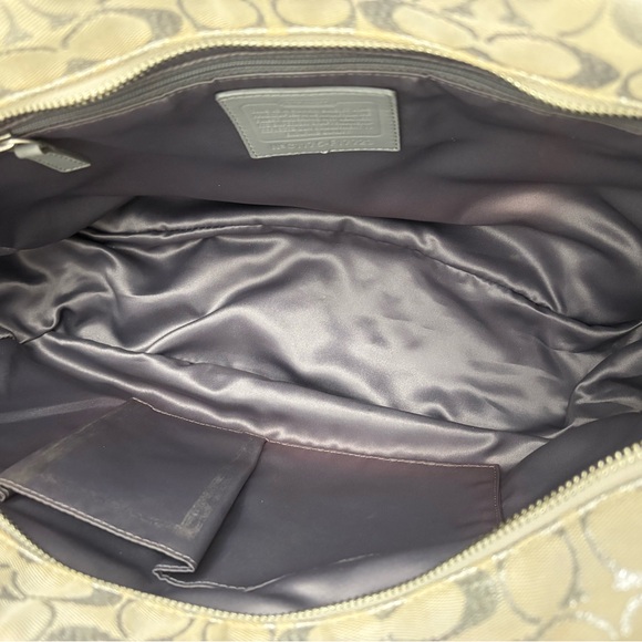 Coach Gallery Lurex East/West Tote - Picture 11 of 12